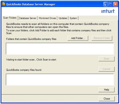 QuickBooks Database Server Manager