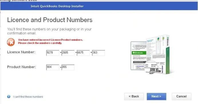 License Number and Product Code