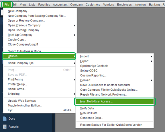 host multiuser access