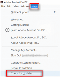 Update Adobe Reader