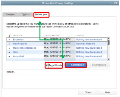 Update QuickBooks