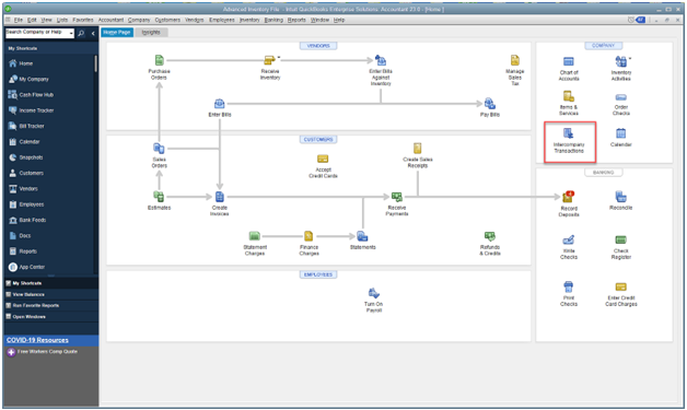 Intercompany Transactions Use