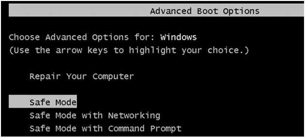 Safe Boot Option