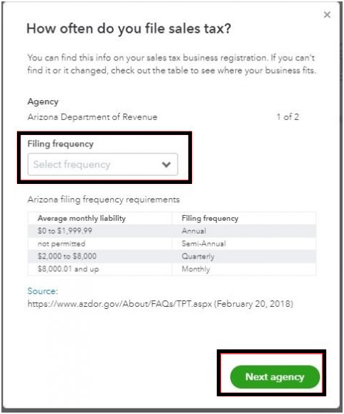 File Sales Tax