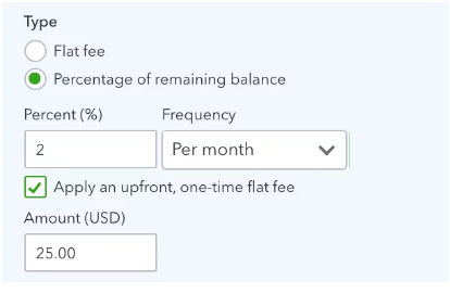 Flat Cost or Percentage