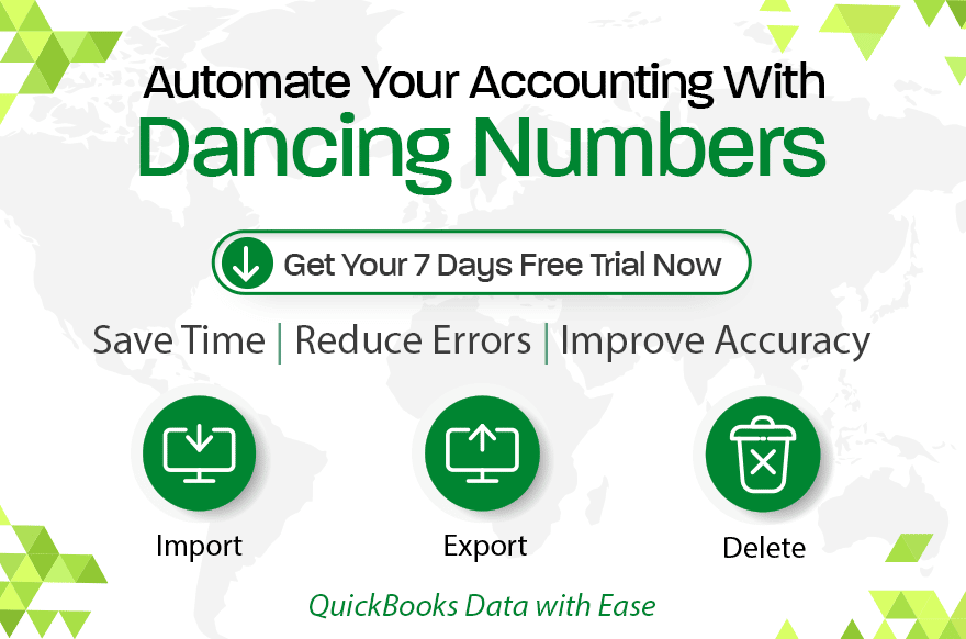 Delete Chart of Accounts from QuickBooks Online using Dancing Numbers