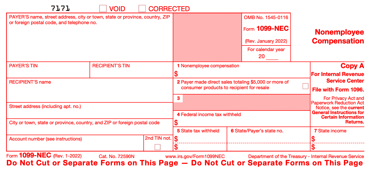 What is IRS Form 1099MISC for 2022? Miscellaneous