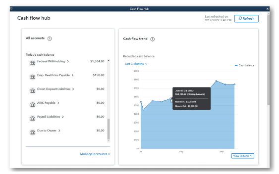 New Cash Flow Hub