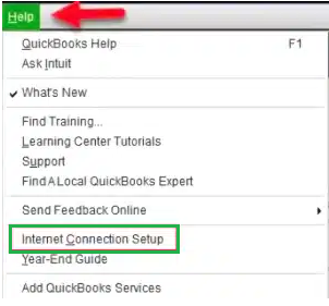 Restore Advanced Internet Connection Settings