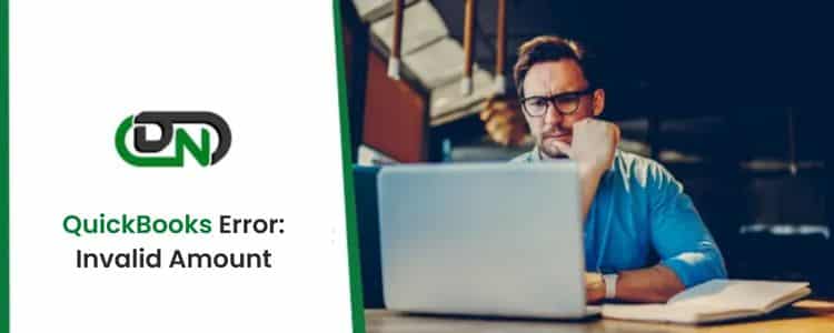 QuickBooks Error Invalid Amount