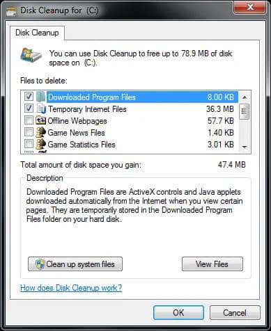 Disk Cleanup