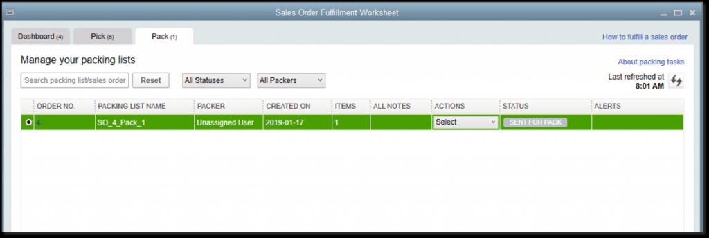 Sales Order Fulfillment Worksheet Pack