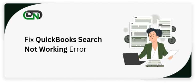 QuickBooks Search Not Working Error