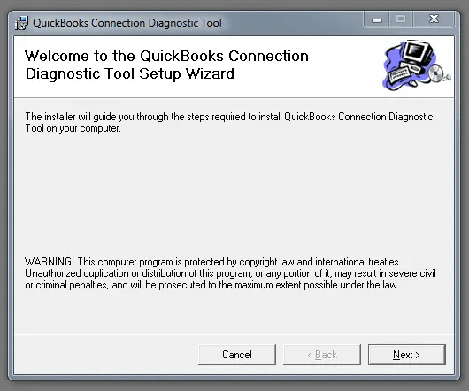  QuickBooks Connection Diagnostic Tool Setup