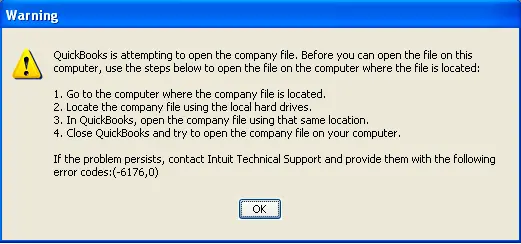 QuickBooks Error 6176