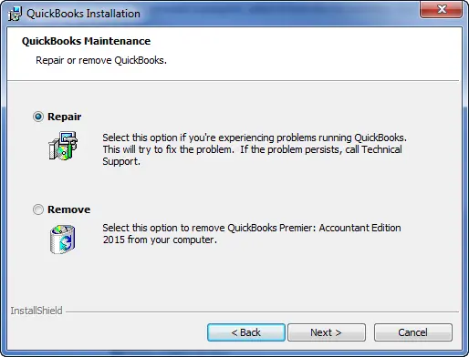 Repair QuickBooks Desktop