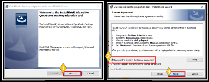 Install the migration tool and follow the onscreen instructions to complete the process. 