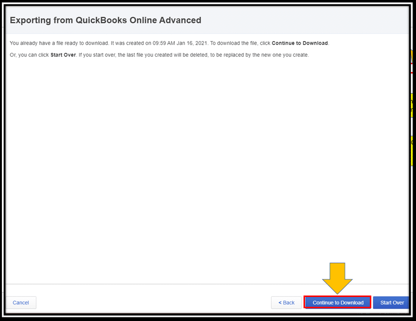 export data file qbo to qbdt