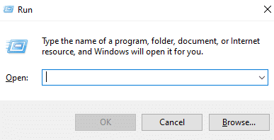run window window + R