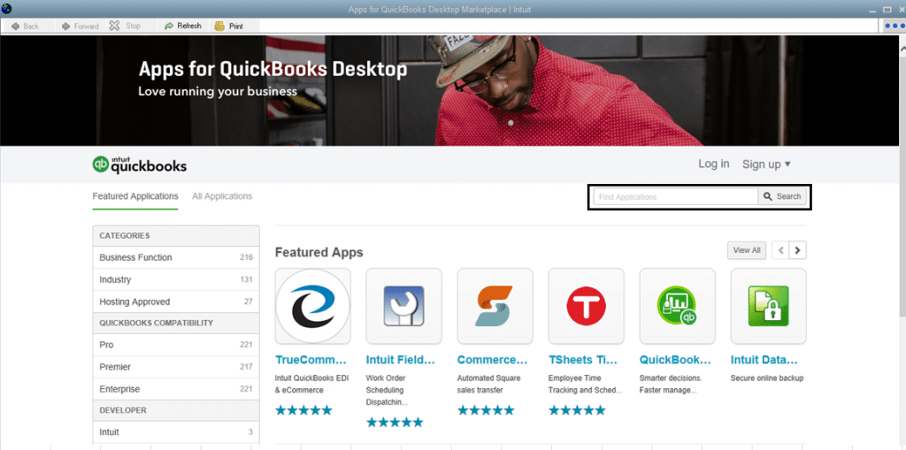 QuickBooks Desktop Marketplace
