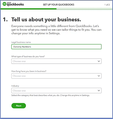 Setup Your QuickBooks