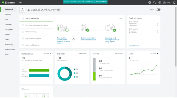 QuickBooks Online Payroll Report