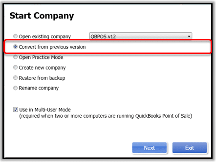 File Movement of QuickBooks to Near Version