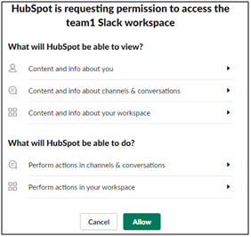 HubSpot Permission