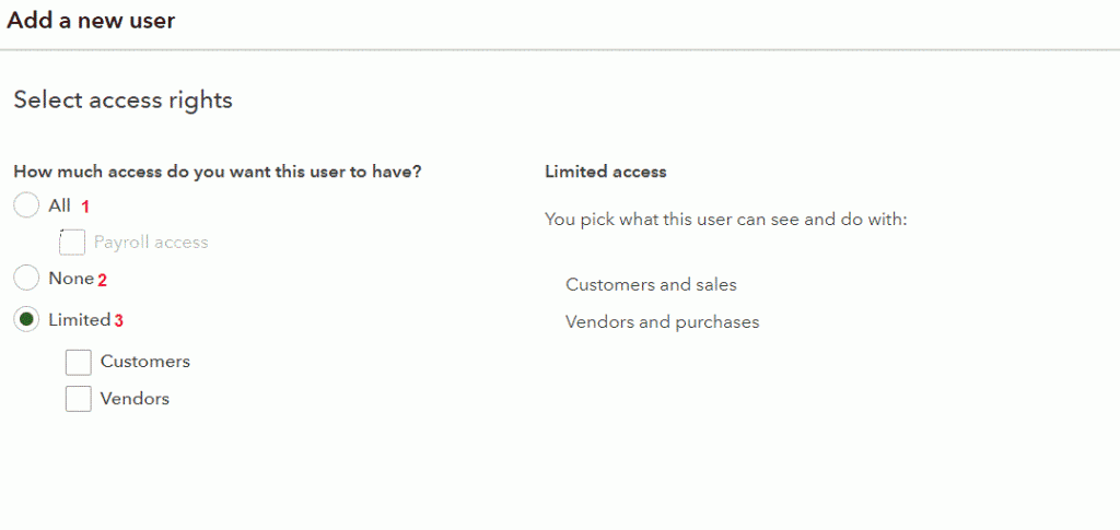 Configure User Access Rights