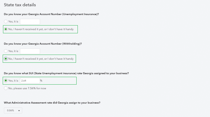 How To Set Up & Pay Payroll Tax Payments in QuickBooks 6 Enter State Tax Information