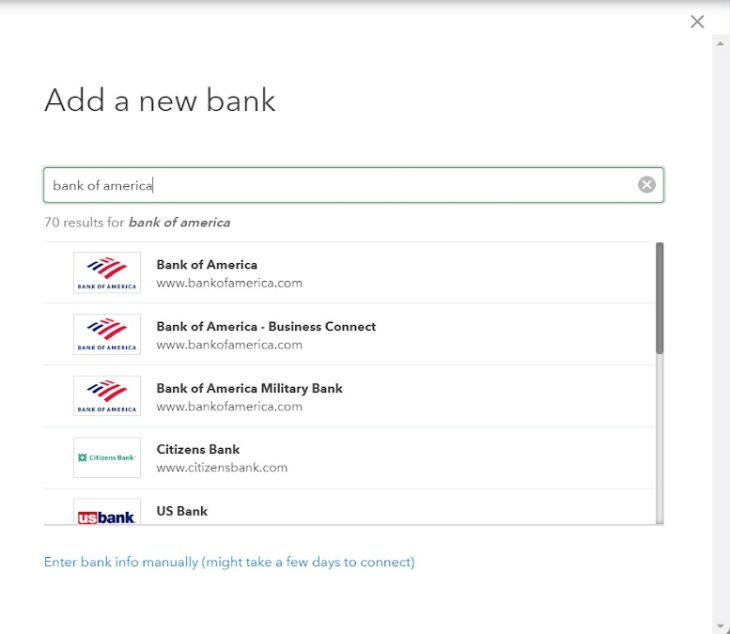 Add Bank Account Information