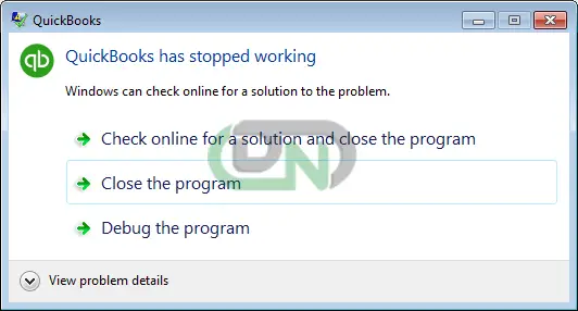 QuickBooks has Stopped Working