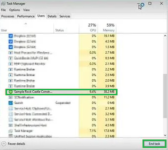 Locate the QuickBooks session