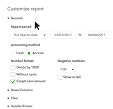 General Settings Section