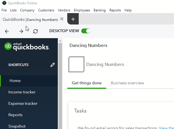 Horizontal Menu Bar Similar to QuickBooks Desktop