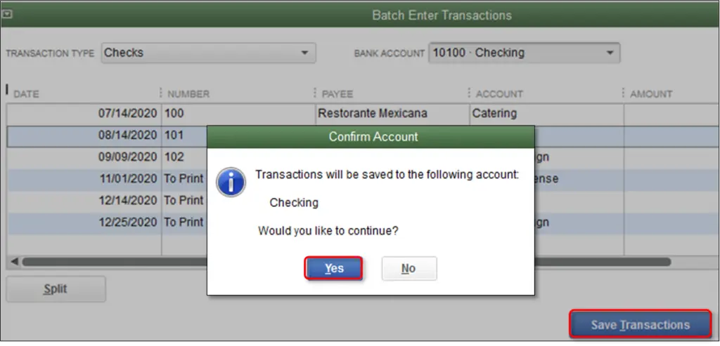 Importing of the Batch Transaction from the Accountant