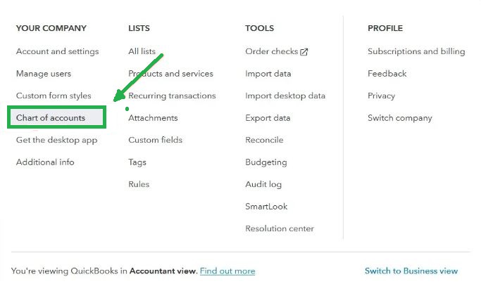 Create an Account for Liability