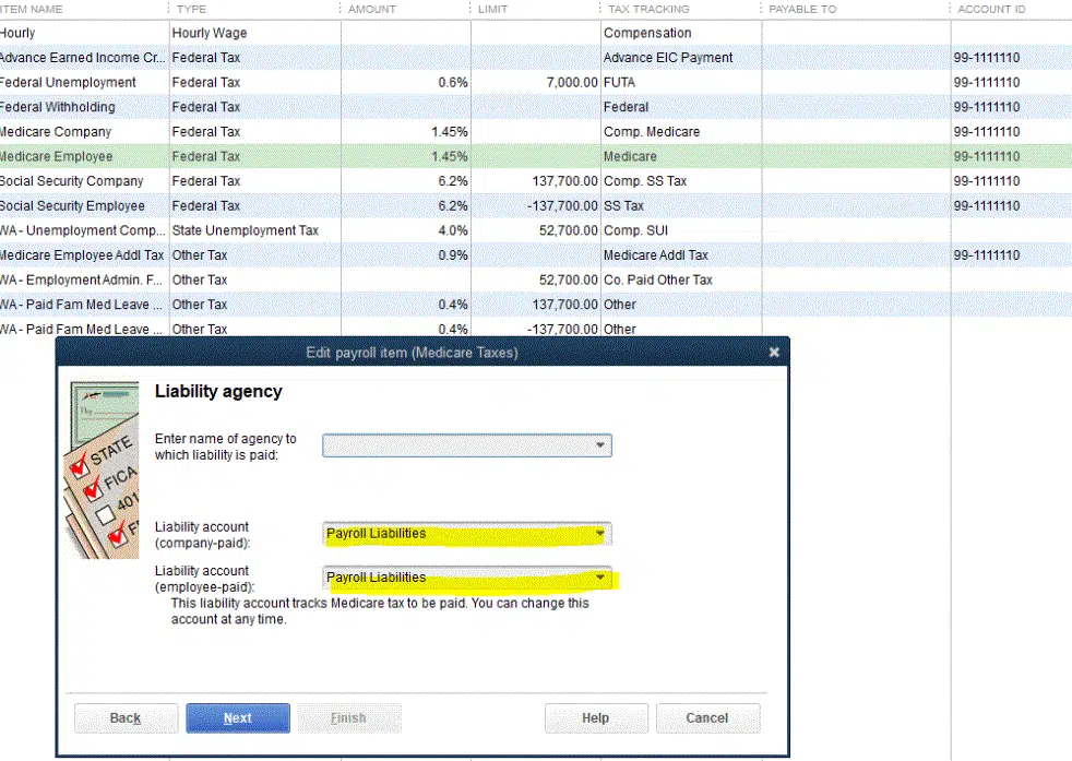 QuickBooks Payroll Not Deducting Taxes | 5 Step Soltuions 2 Edit Payroll Items