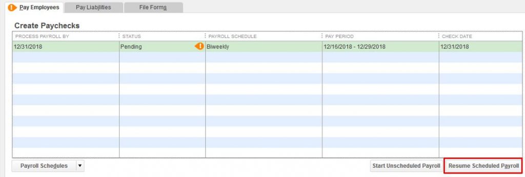 QuickBooks Payroll Not Deducting Taxes 2 Revert the Employee's Paycheck