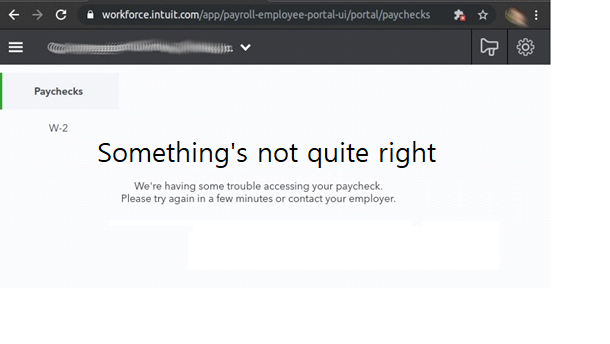 View My Paycheck not Working Problem Screenshots