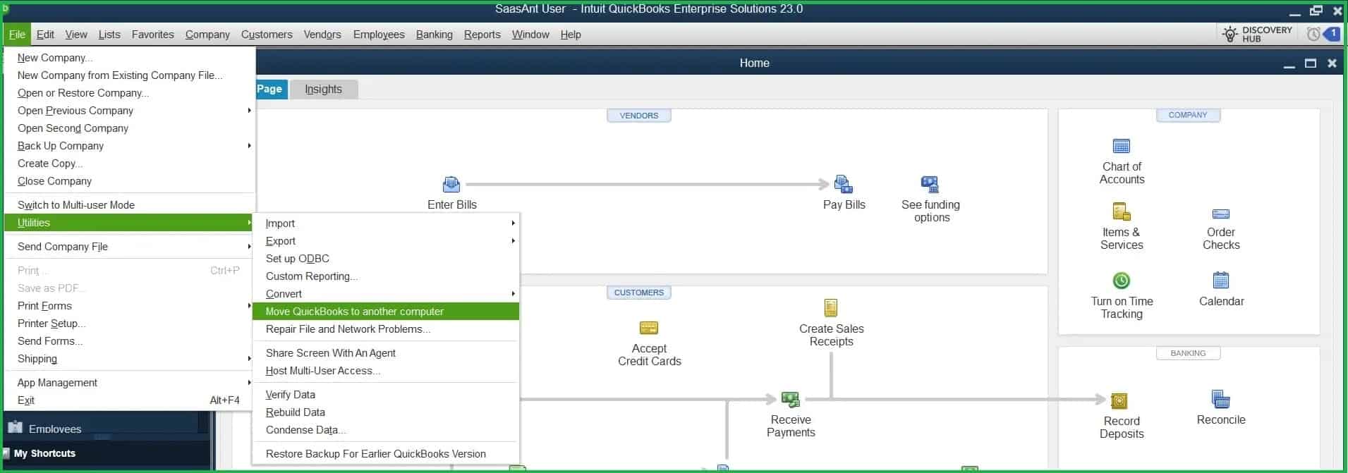 Move QuickBooks to a New Computer