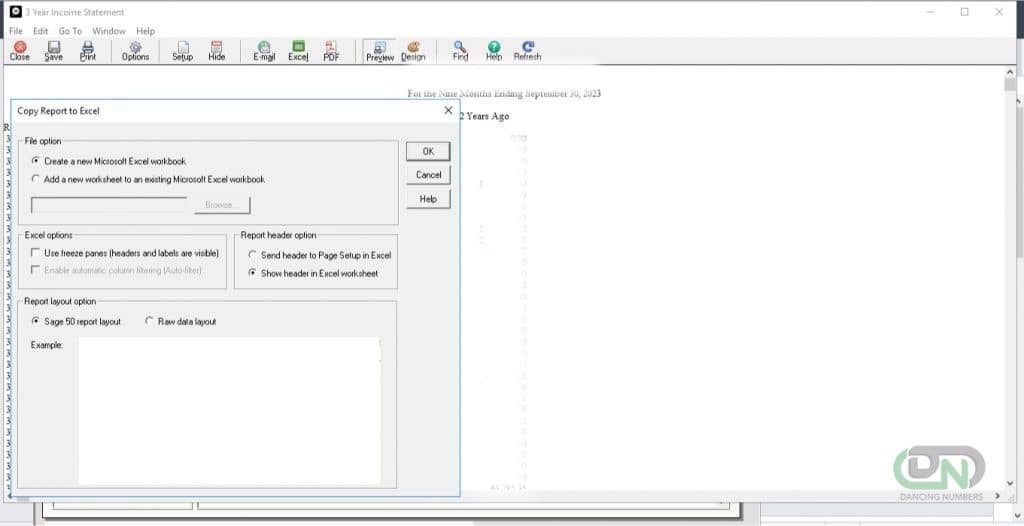 How to Migrate from Sage 50 to QuickBooks Online 7 Export P&L Statement