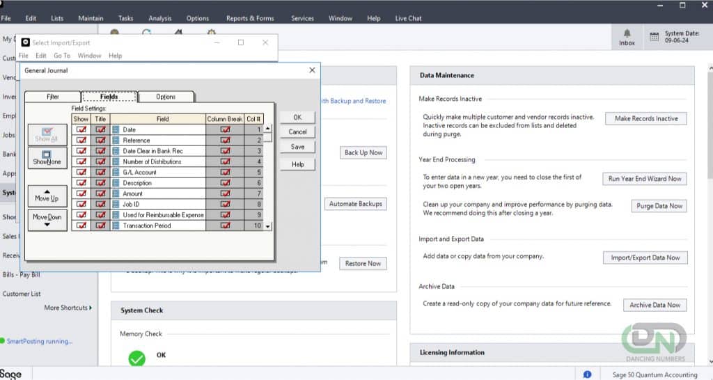 How to Migrate from Sage 50 to QuickBooks Online 4 Export Journal Entry