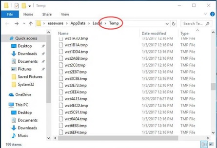 Clean the Temporary File Folder