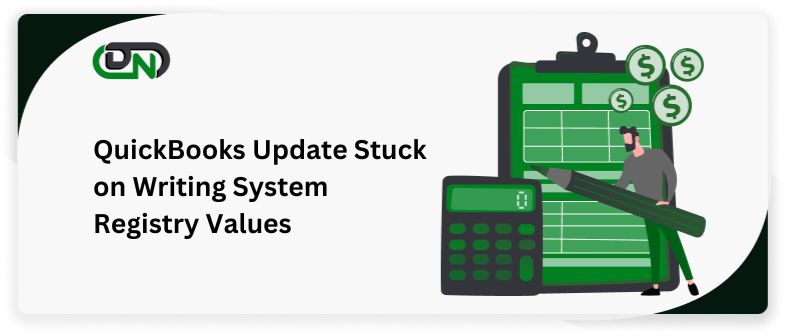 QuickBooks Update Stuck on Writing System Registry Values