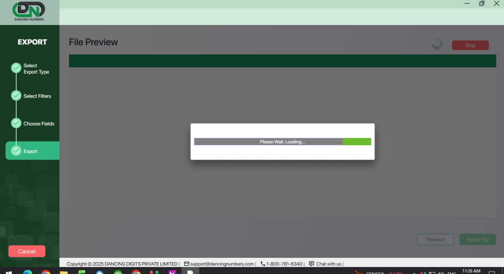 Review the File Preview