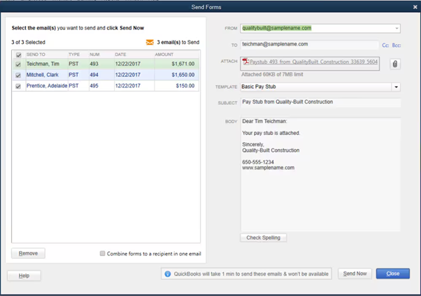 Click Print to Open the Dialog Box