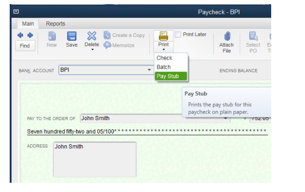 Using Paycheck List
