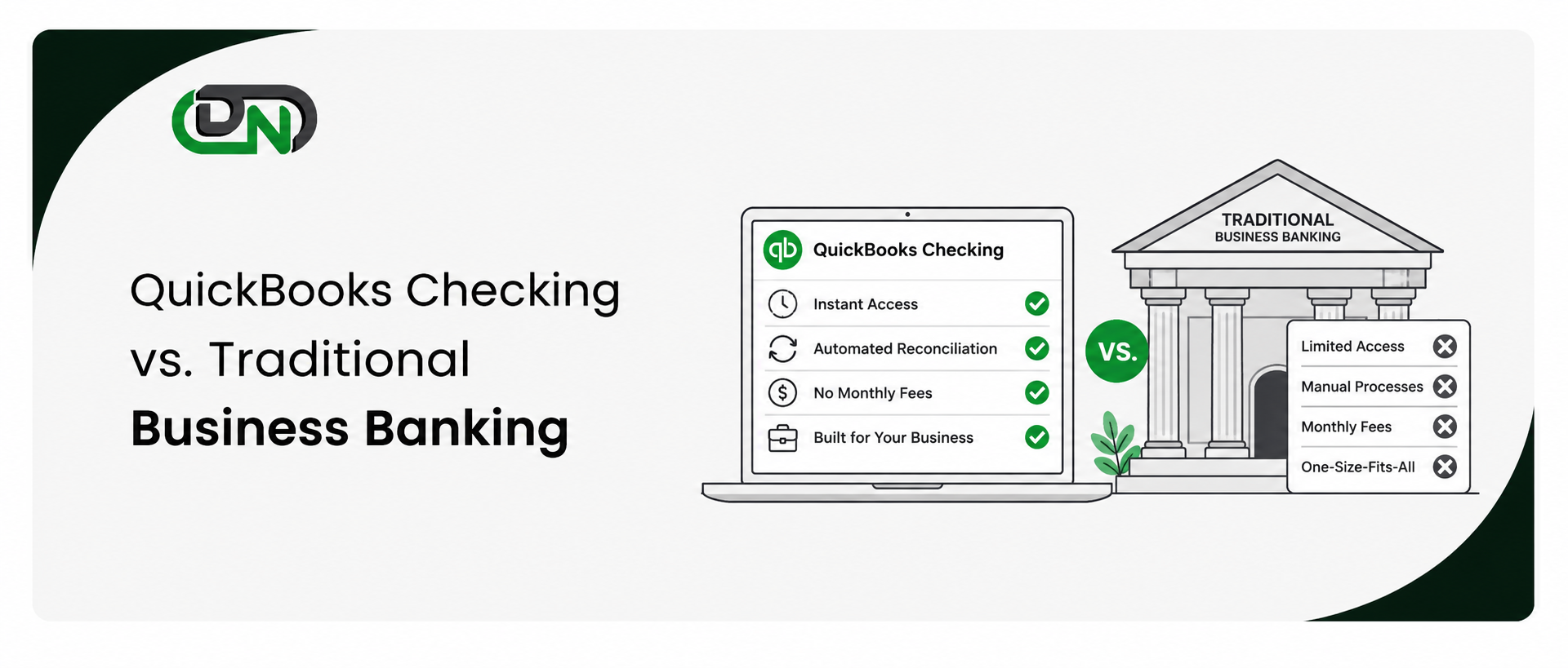 QuickBooks Checking vs. Traditional Business Banking