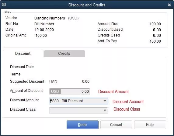 DiscountCredits